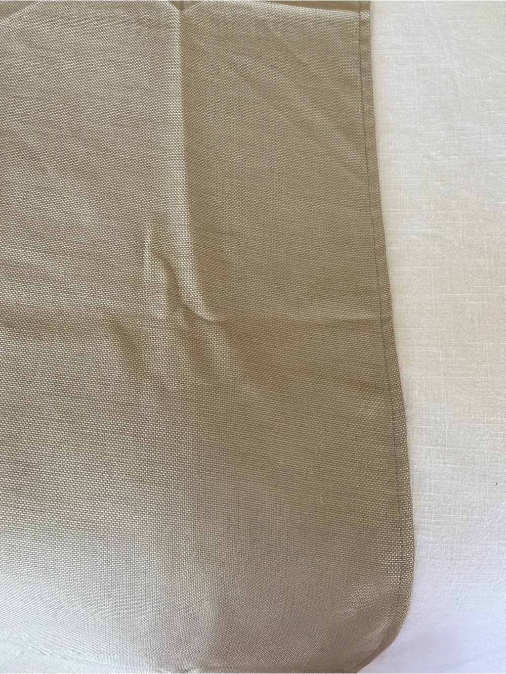 Set of 2 60”x104” beige table cloth rectangle. Target.